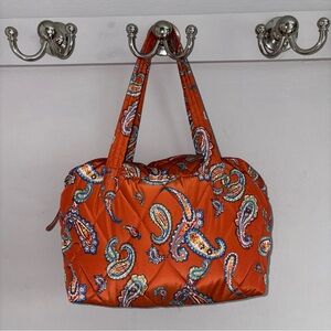 Vera Bradley Manor Paisley Slouchy Satchel in Ultralight